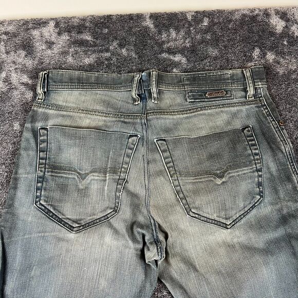 Diesel Slim-Carrot Tepphar Denim Distressed Jeans Men's 31X32(31X30) 0886A - Picture 14 of 16